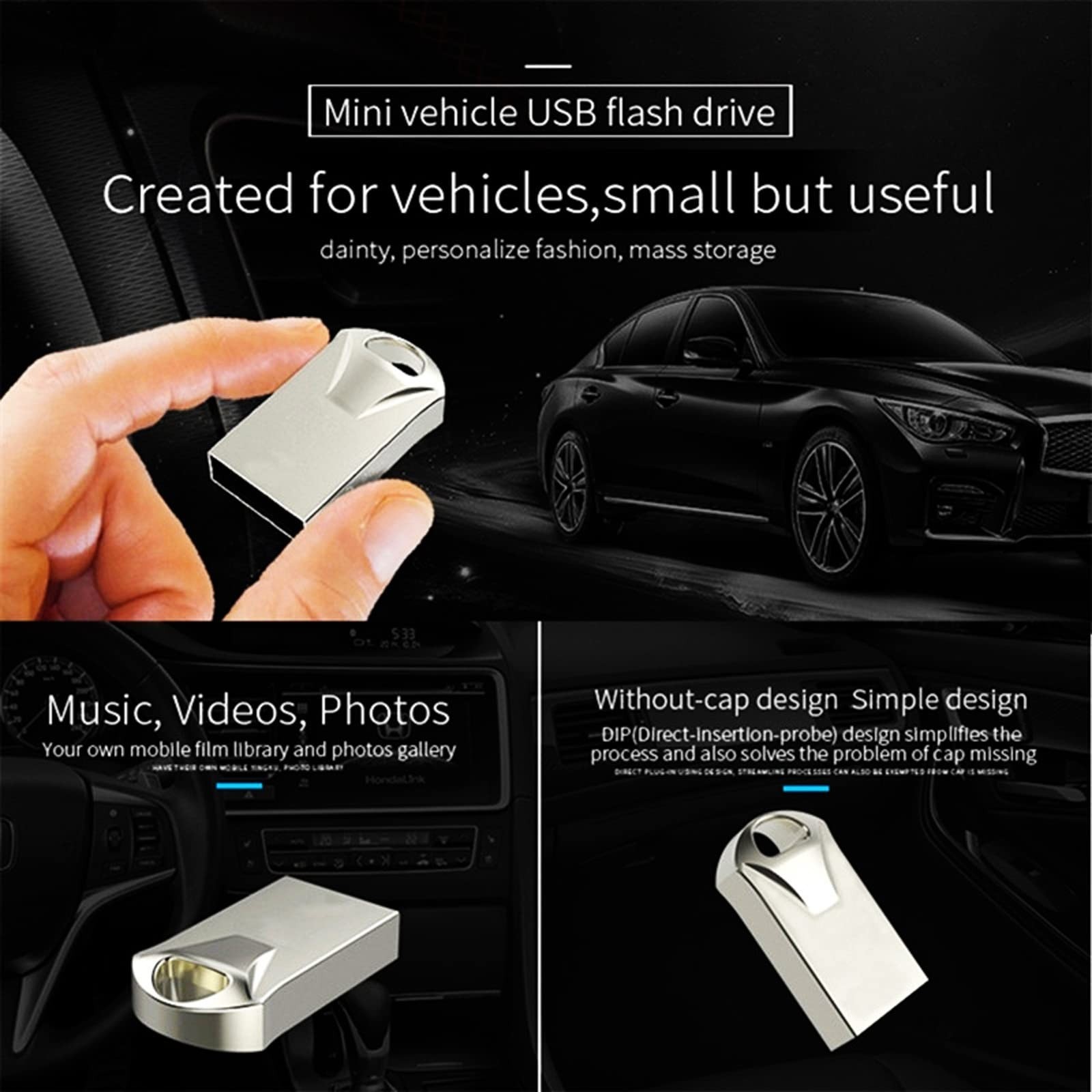 Super Mini USB Flash Drives Memory Sticks Pendrives Jumpdrive Thumb Drive wit…