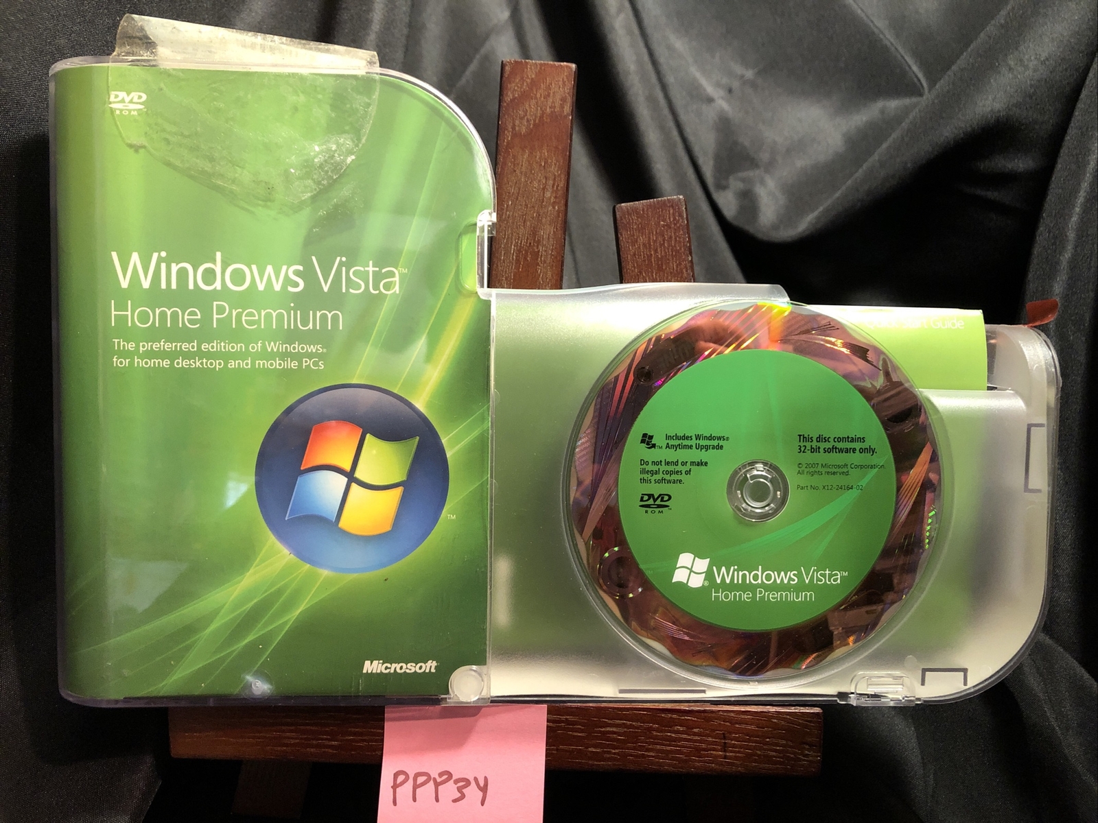 Microsoft Windows Vista Home Premium Full MS WIN 32 Bit DVD! EXCELLENT! FREE S/H