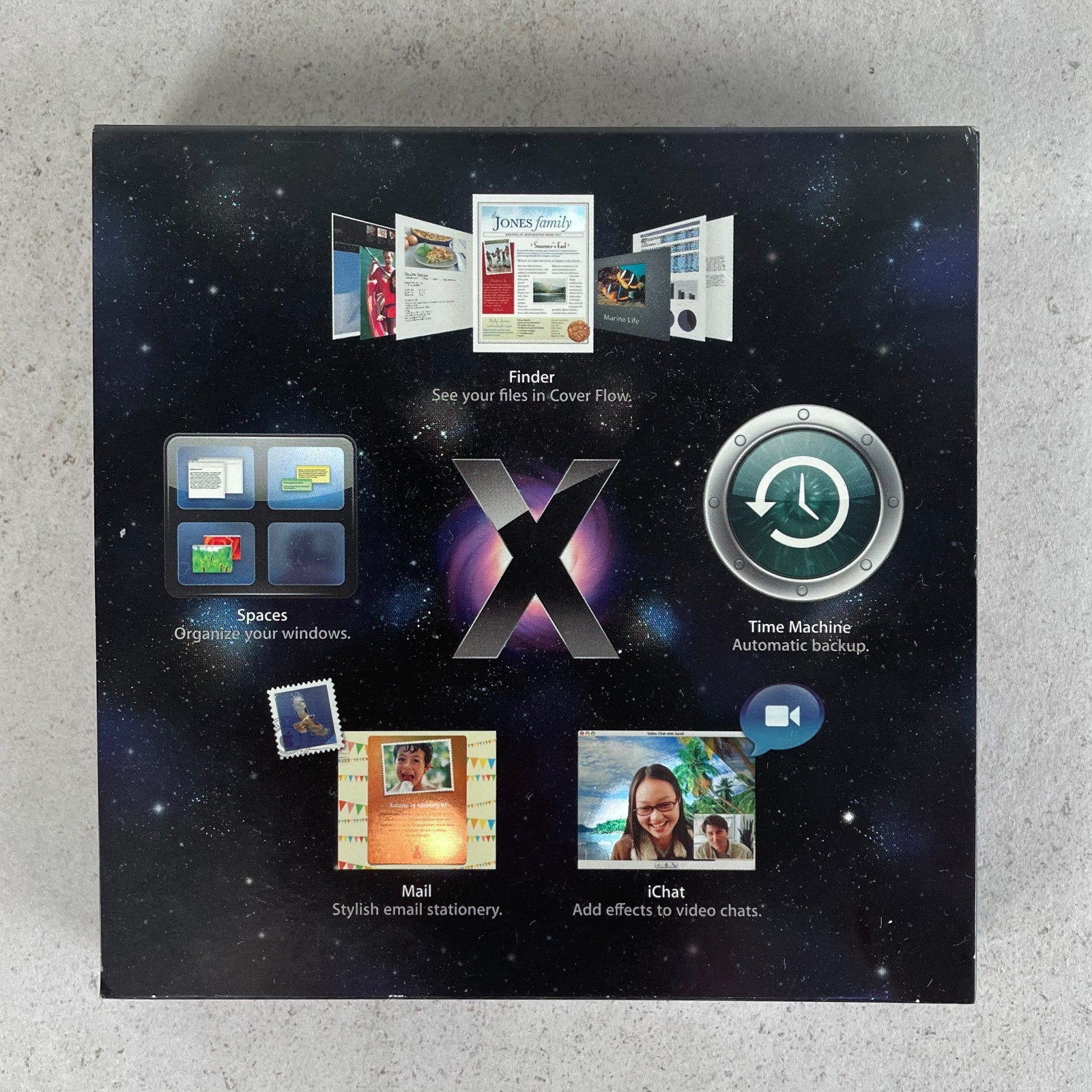 Apple Mac OS X Leopard 10.5 Retail Box Set Vintage Mac OS MB021Z/A 🍏 📀