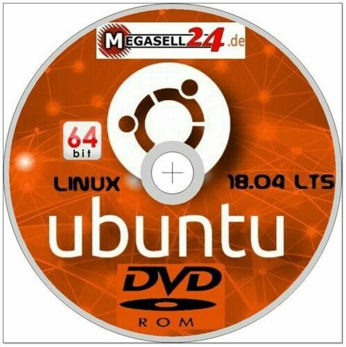 ubuntu 18.04.2 LTS 64-Bit Bionic Beaver Betriebssystem LINUX DVD Deutsch 2019 PC