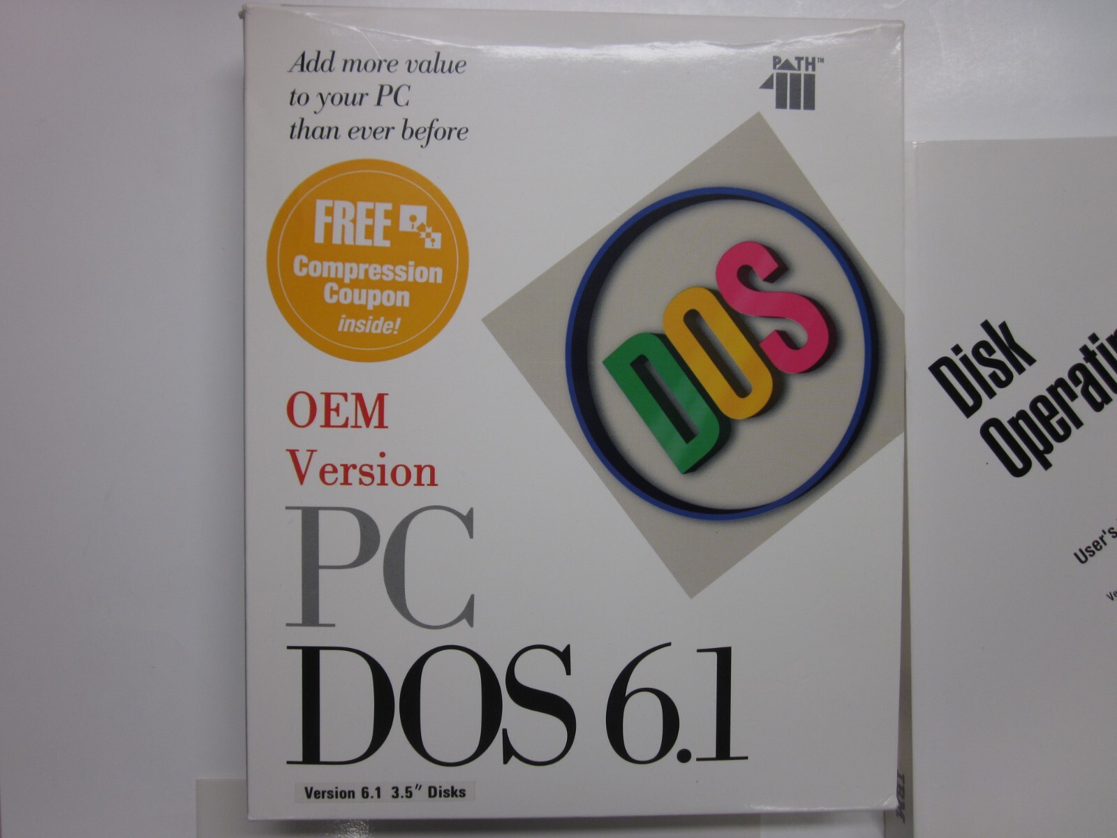 PC DOS OEM Version 6.1 3.5″ Floppy Disks