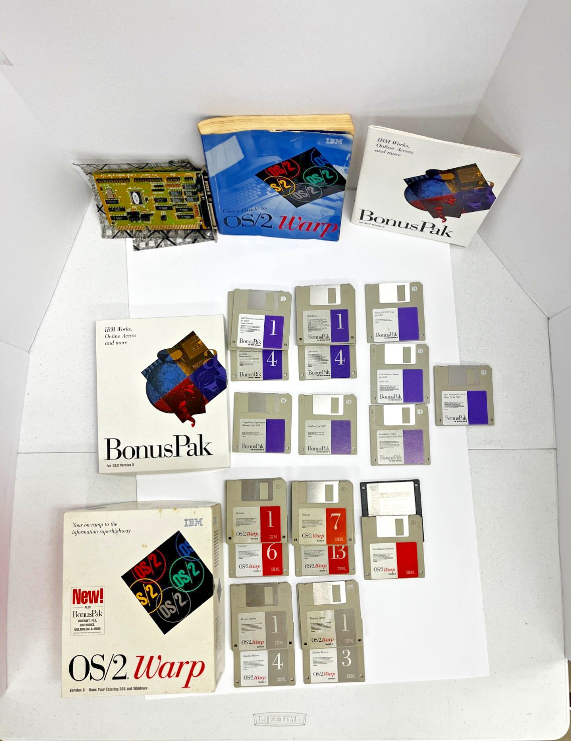 Vintage IBM OS/2 Warp Upgrade/Installation Package vs3. Also Includes Bonus Pac.