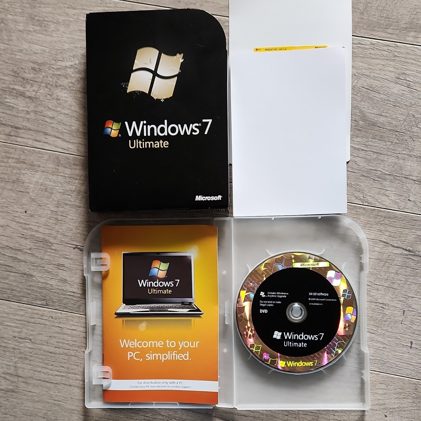 Microsoft Windows 7 Ultimate Standard Operating System DVD English Software