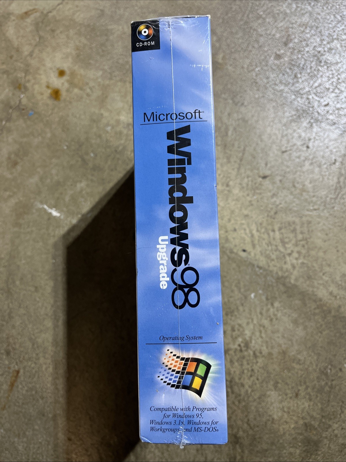 Microsoft Windows 98 Upgrade In Factory Plastic. Factory Sealed.