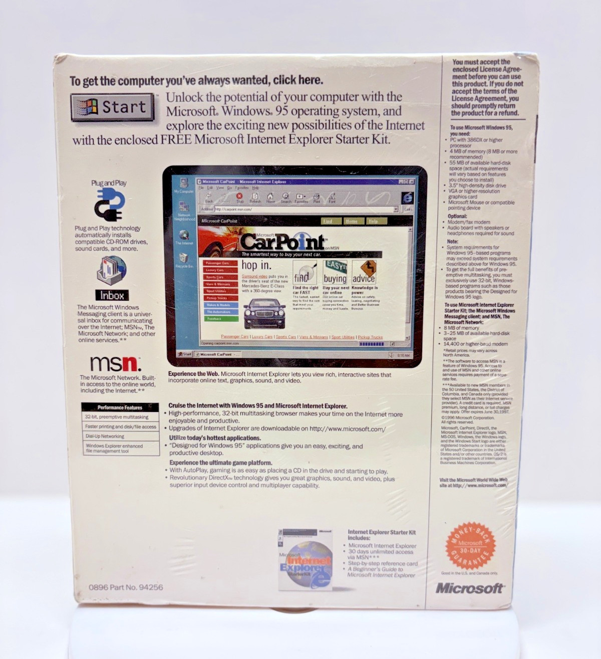Vintage Microsoft Windows 95 OS 3.5″ Floppy Full Release Brand New Sealed RARE