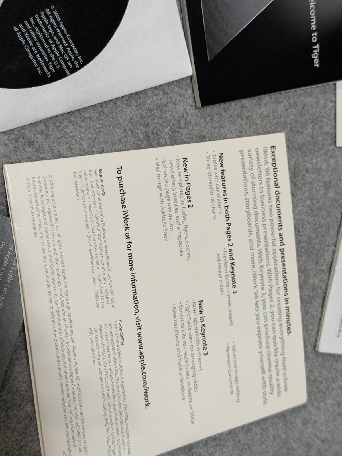 Apple Mac OS X Tiger MA453Z-A V10.4 Operating System Computer Software