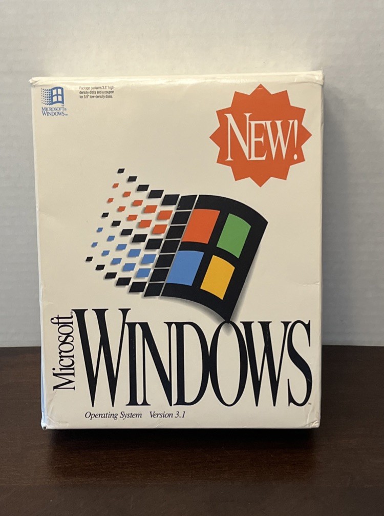 Microsoft Windows 3.1 On 6 3.5″ Floppy Disks With User’s Guide Manual