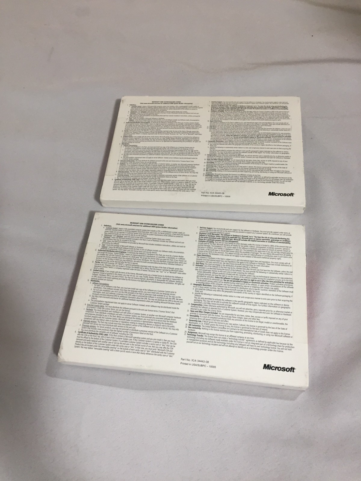 2 Microsoft WIN Pro 7 SP1x32 EN& SVR STD 2008 R2 W/SP1 (x64) English 1pk