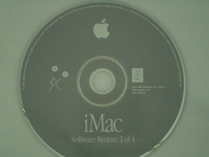 Apple Macintosh iMac (2000) Software Media Pack 600-9210 – 10 CD’s
