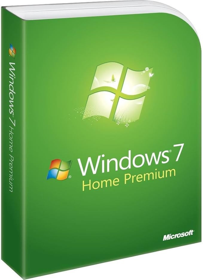 Microsoft Windows 7 Home Premium 32 & 64-Bit Full Install DVD-ROM w/ Product Key