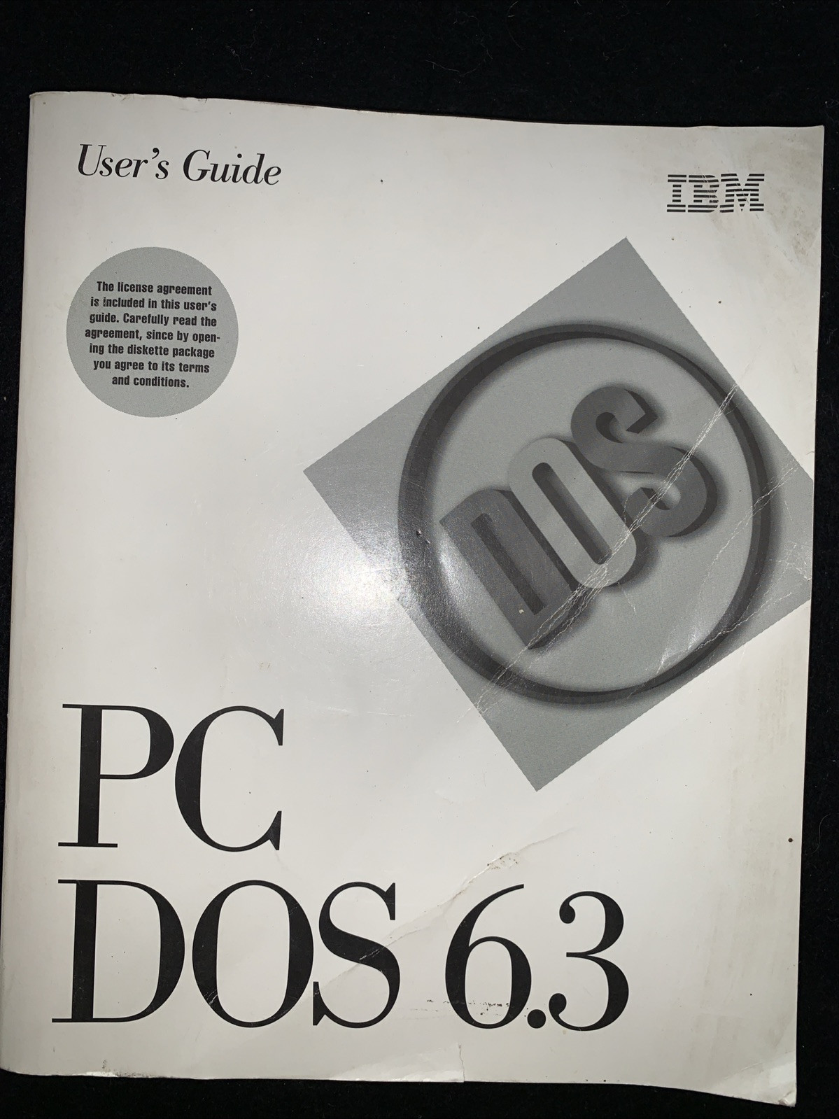 Vintage IBM PC DOS 6.1 users guide manual