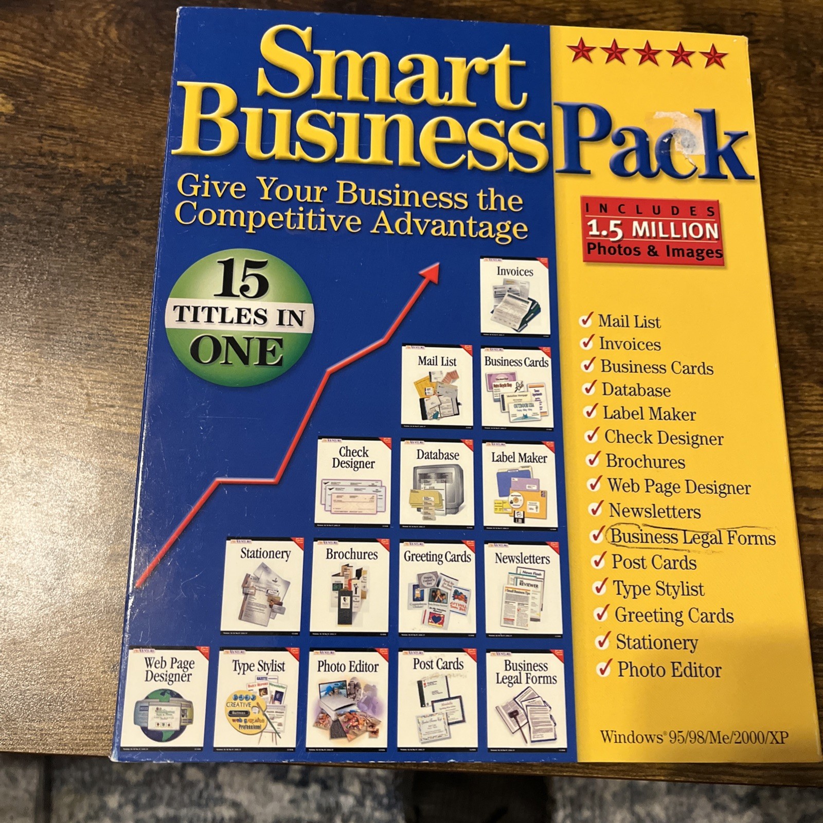 Smart Business Pack For Windows 95/ 98/Me/2000/XP FREE SHIPPING!