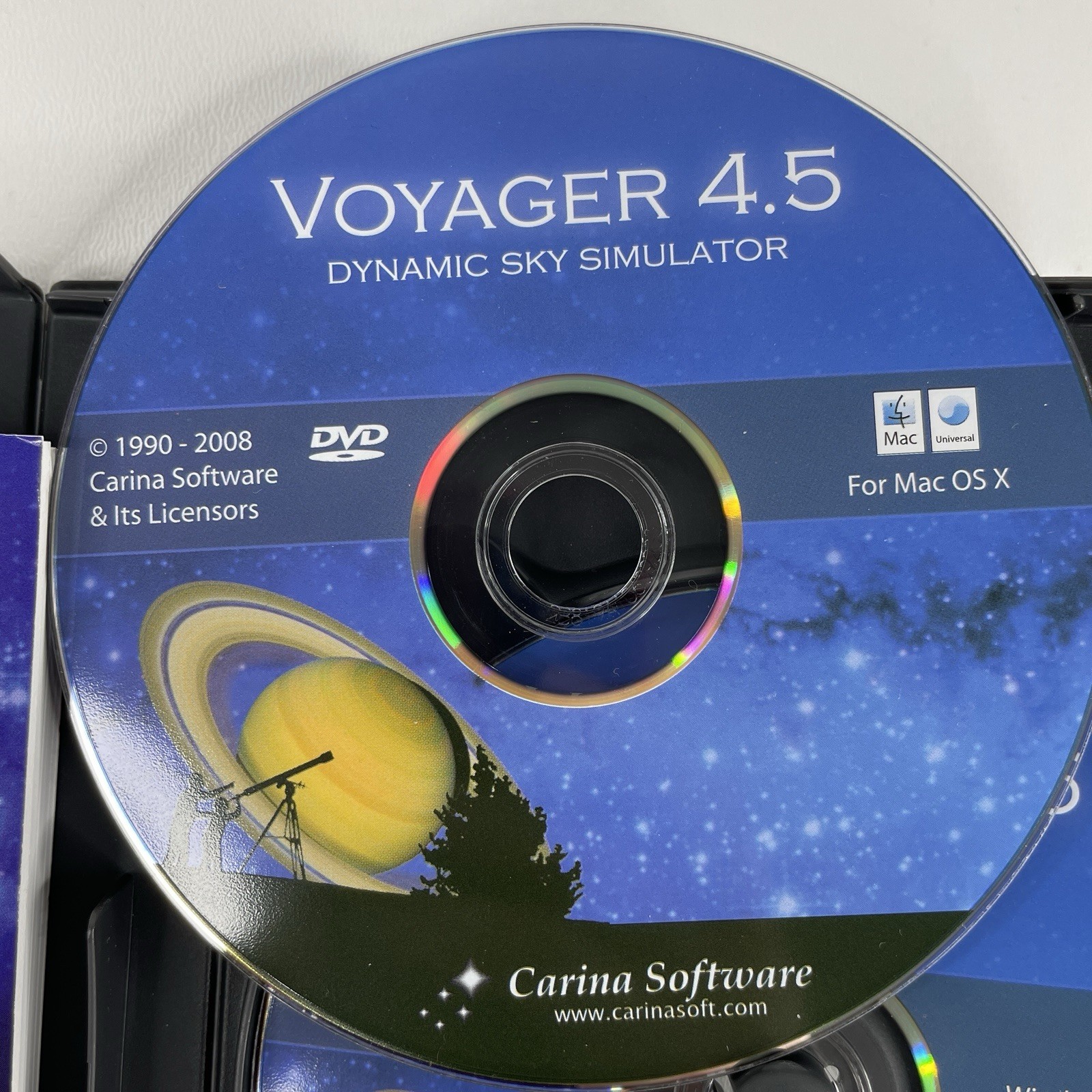 Voyager 4.5 Dynamic Sky Simulator by Carina Software DVD for PC & Mac, 2008