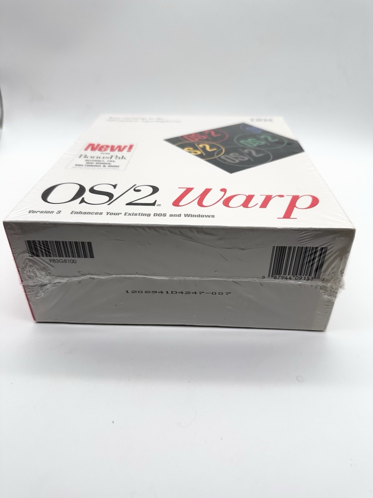 IBM OS/2 Warp Version 3 Operating System Plus Bonus Pak 3.5″ – Brand New Sealed