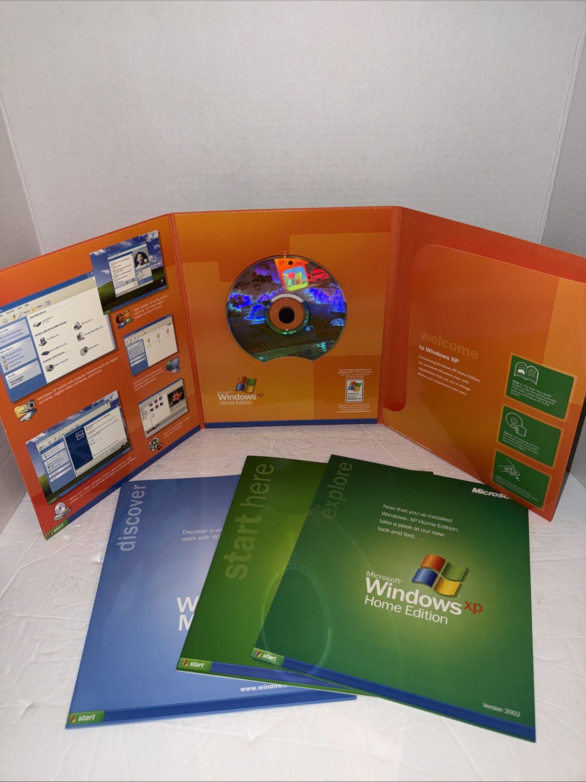 Microsoft Windows XP Home Edition Upgrade Retail Package With Product Code