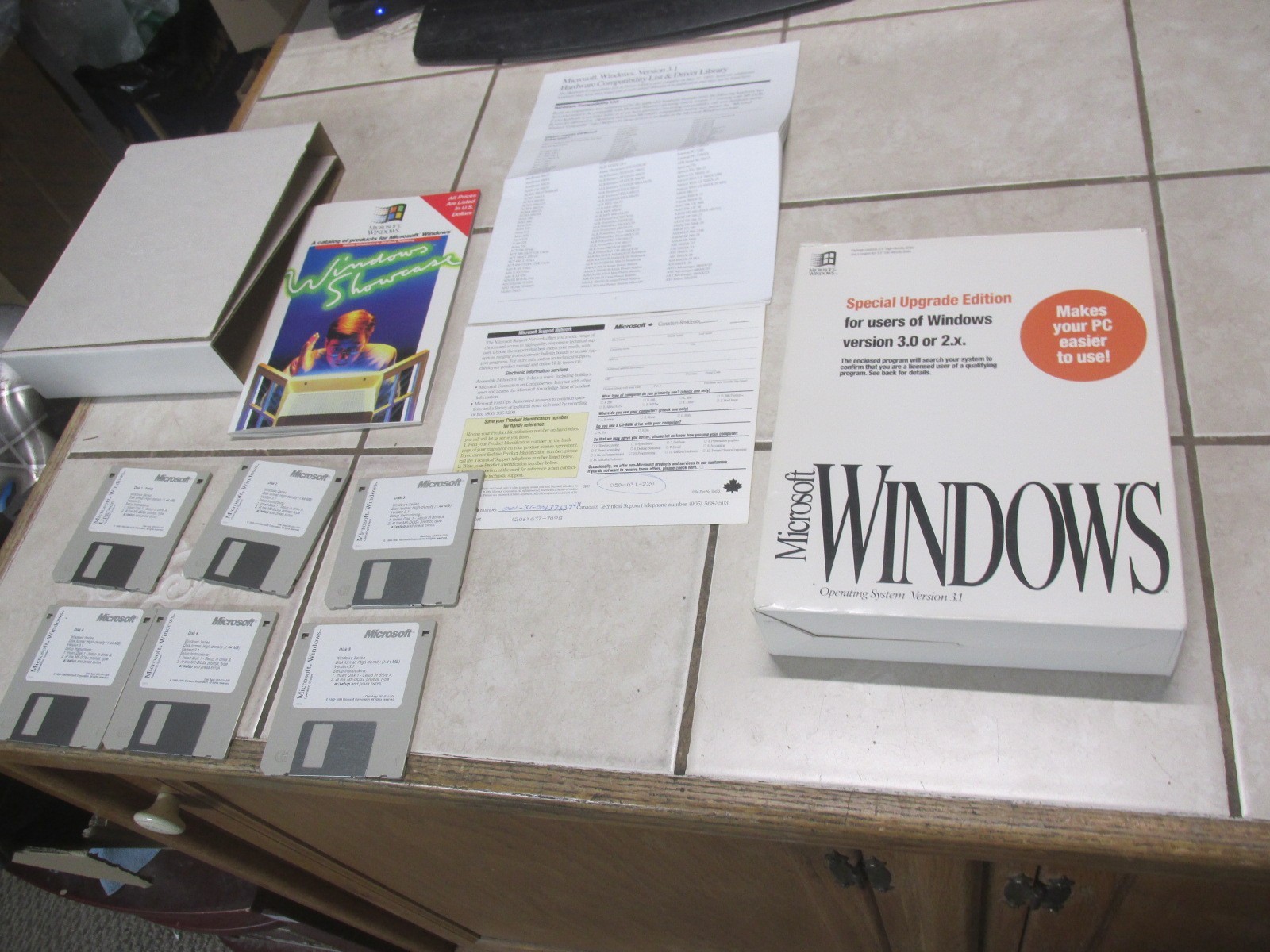 Microsoft Windows Special Upgrade Edition For Users Version 3.0 3.1
