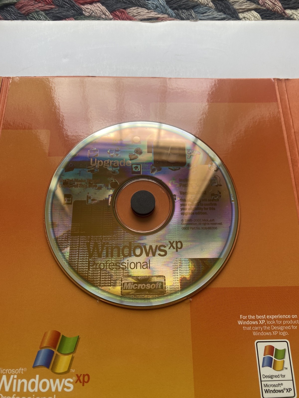 Microsoft Windows XP Professional 2002 CD Product Key w/ Booklets