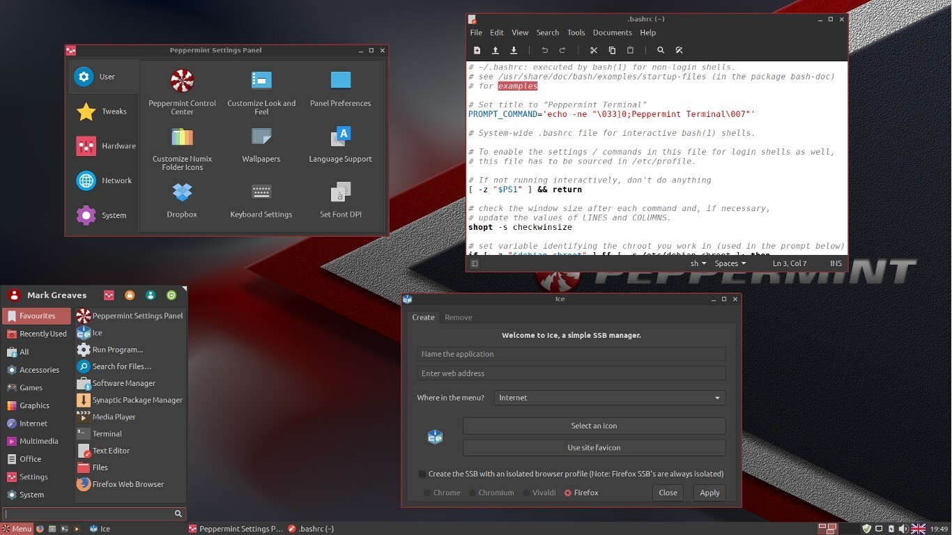 Peppermint OS Flagship Debian 32-Bit Fully Loaded Bootable DVD Linux XFCE