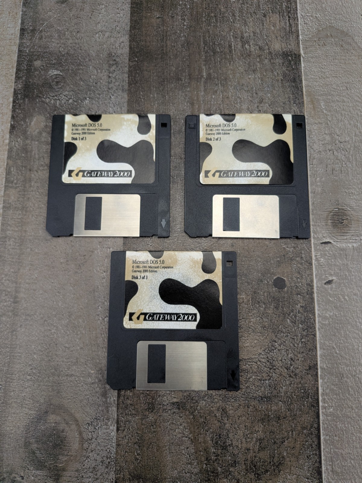 USED GATEWAY 2000 MS DOS 5.0 SOFTWARE