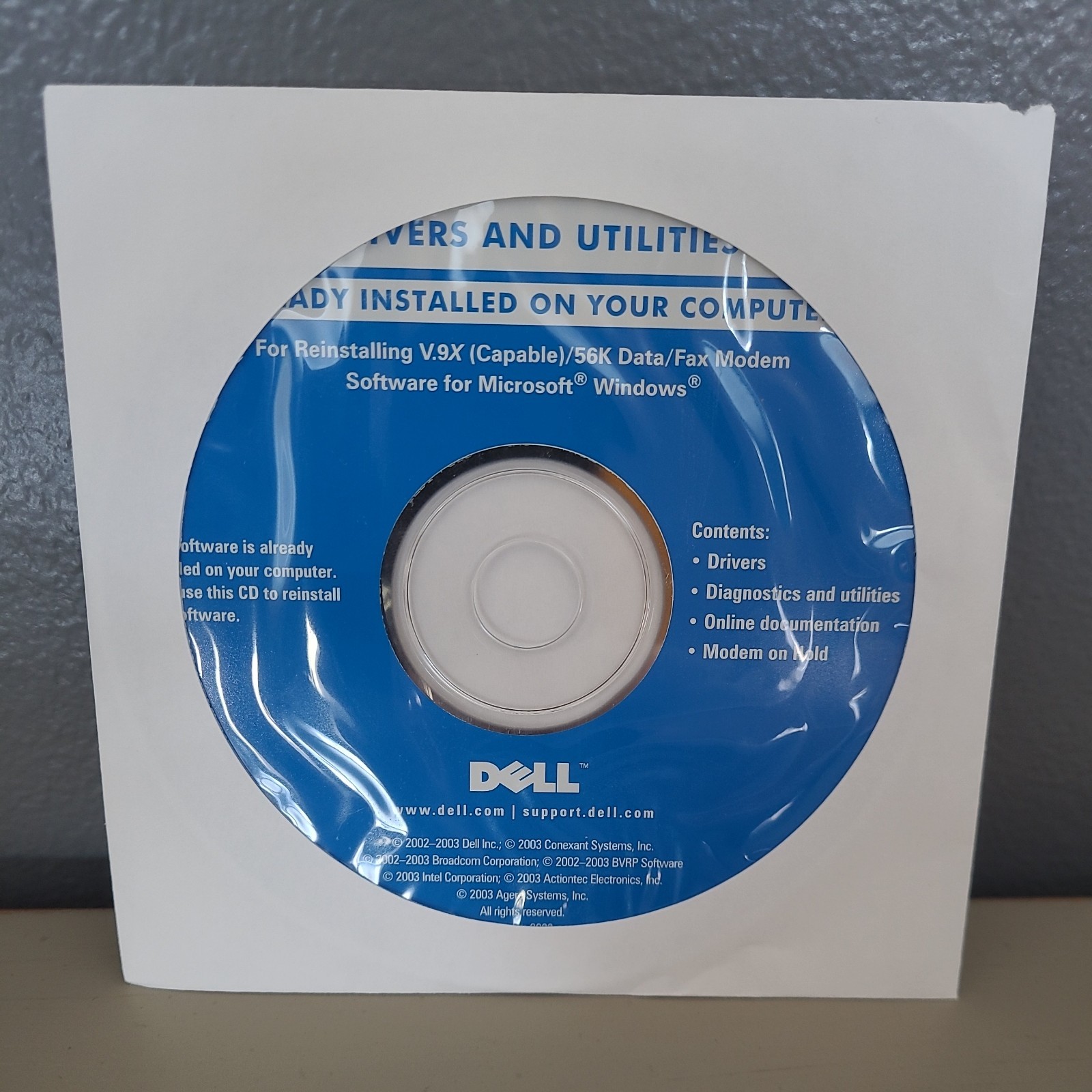 Lot of 2003 Dell Reinstallation Discs for PC and Windows XP Home Edition SP 1a