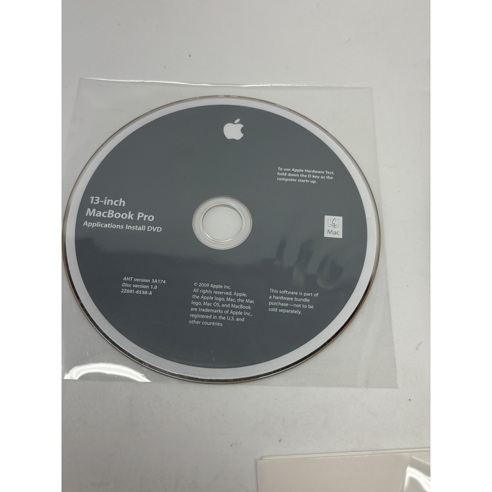 Apple Mac OS X Snow Leopard 10.6 Install DVD 13-inch MacBook Pro Disc Set