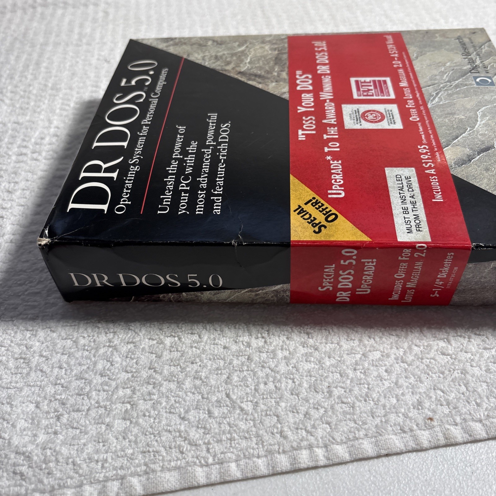 DOS 5.0 Vintage Collectible Digital Research 5.25″ Disk DR DOS 5 Rare Open Box