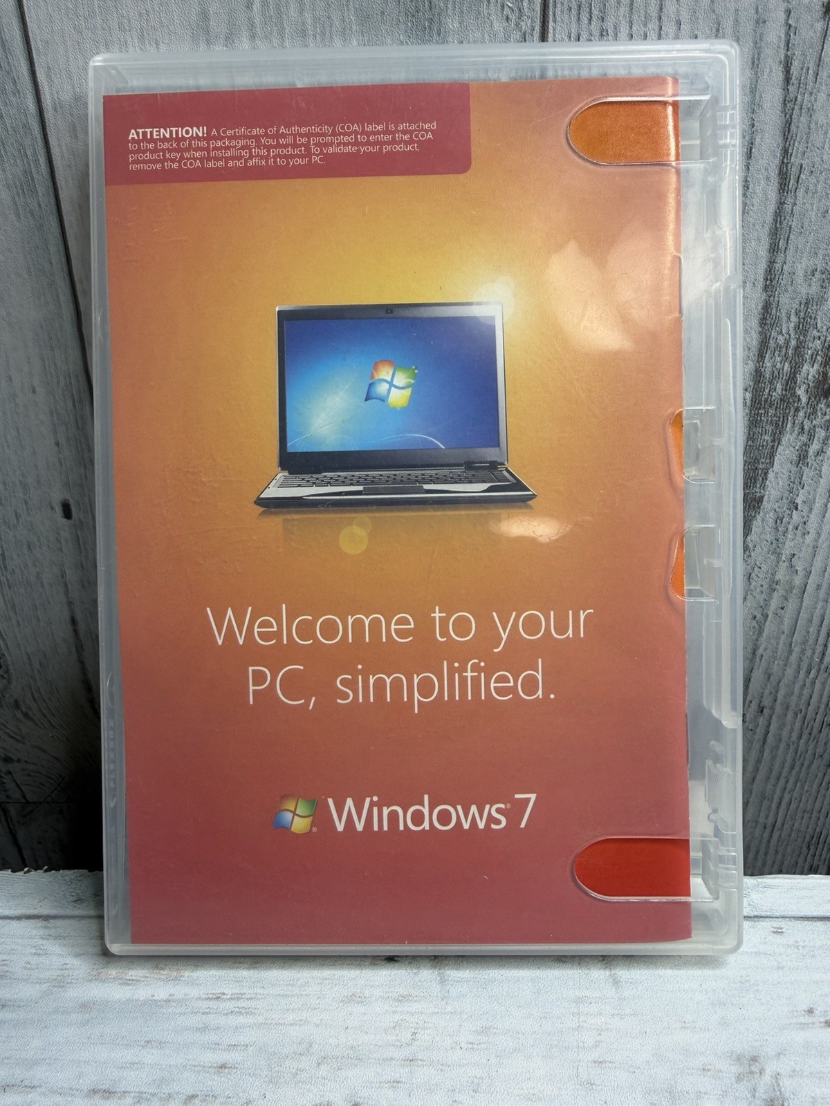 Microsoft Windows 7 Professional Upgrade for Vista 32 Bit DVD w/Product Key