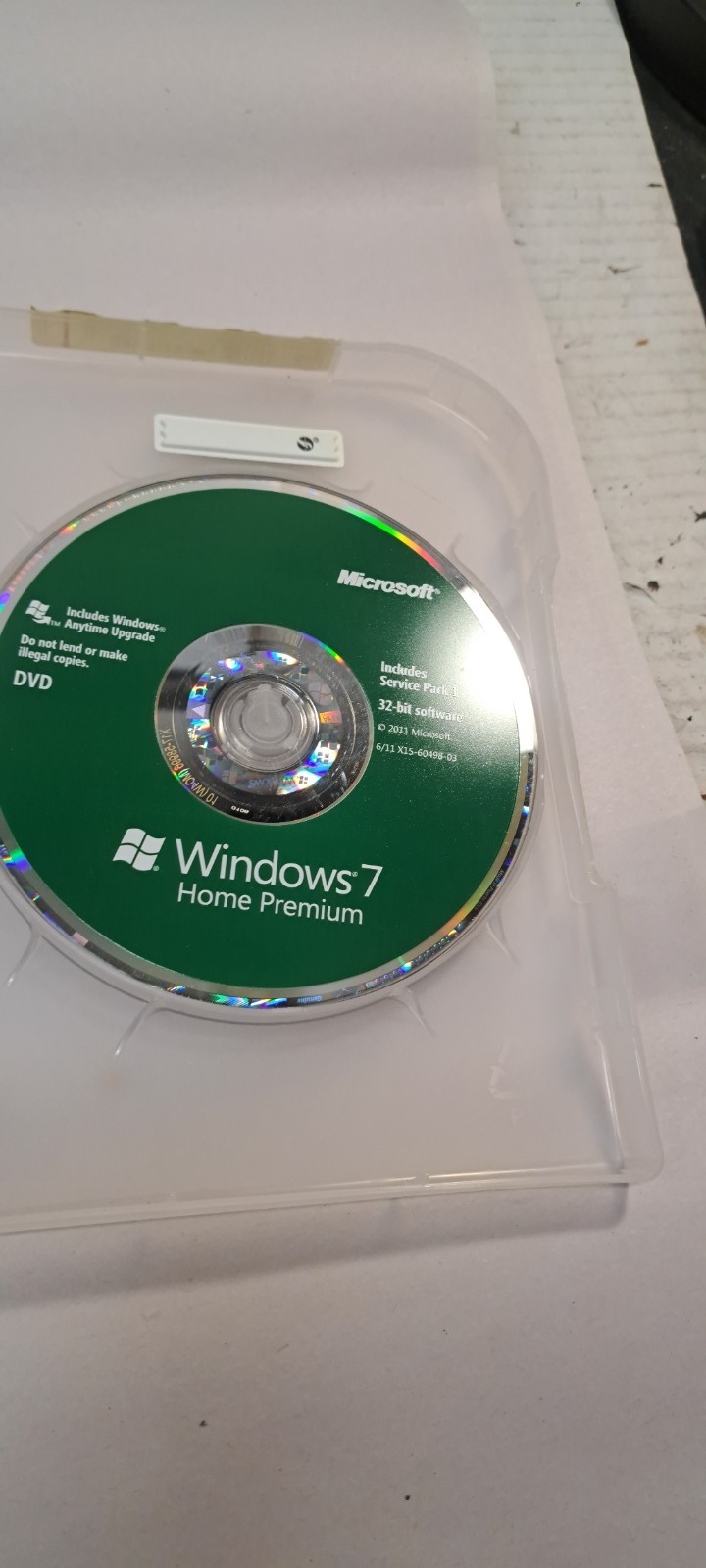 Microsoft Windows 7 Home Premium Standard DVD English GFC-00019