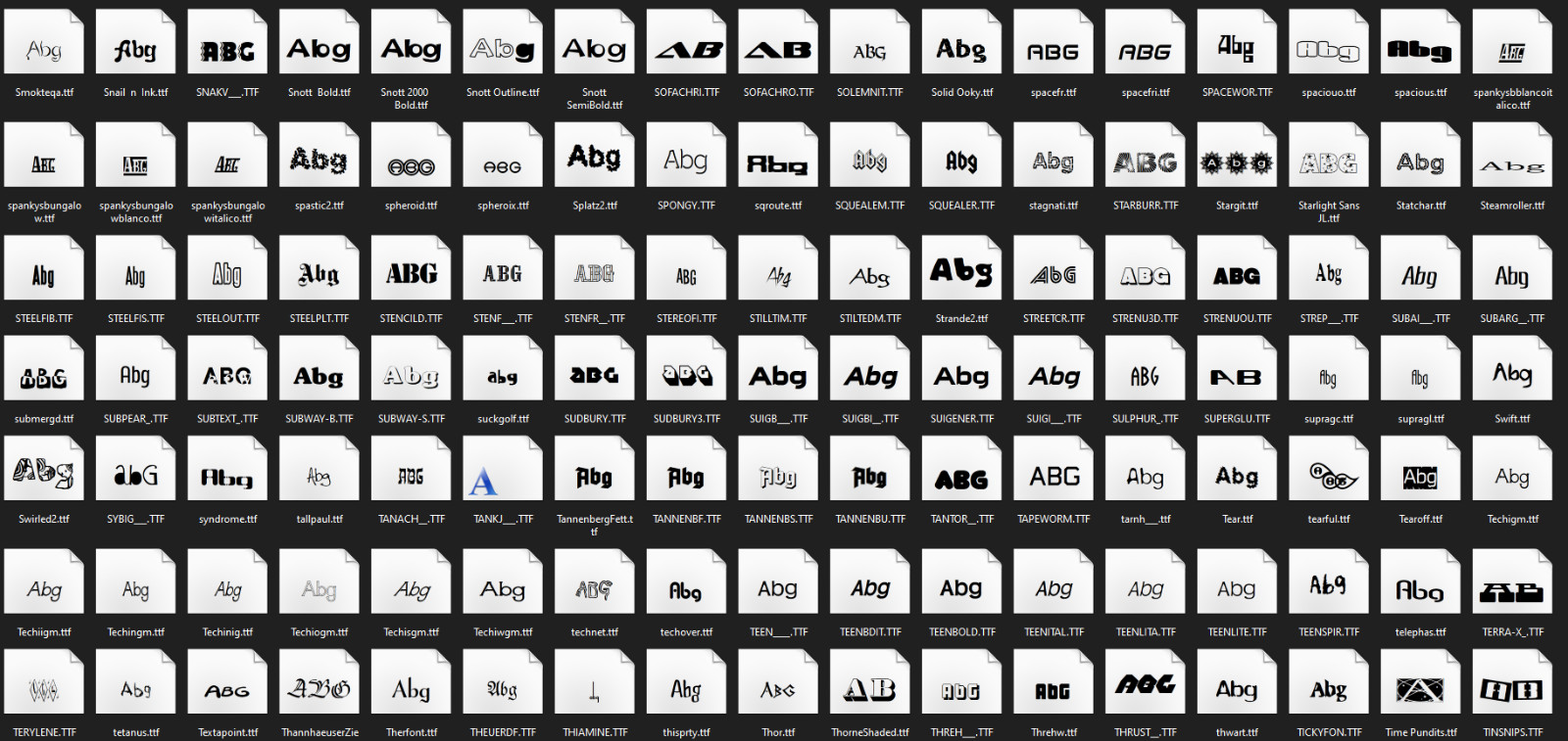 1500 Professional TrueType Fonts – Works with Windows, Mac & Linux .TTF CD-ROM