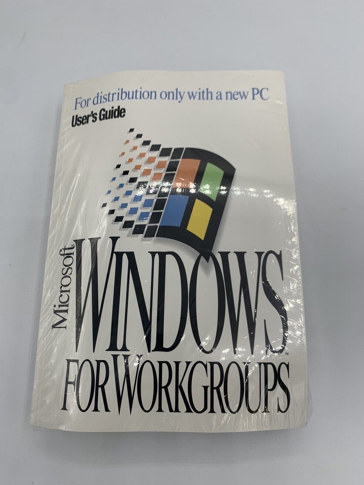 SEALED Microsoft Windows 3.11 Workgroups PC User’s Guide COA RARE with disks 3.5